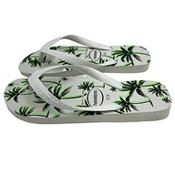 Klapki i japonki męskie - Havaianas Męskie klapki Aloha Whitewhitegreen, Biały biały zielony, 39/40 EU - miniaturka - grafika 1