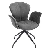 Krzesła - Krzesło obrotowe CA-1030 szary - miniaturka - grafika 1