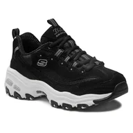 Buty trekkingowe damskie - Buty na co dzień damskie SKECHERS D'LITES BIGGEST FAN - miniaturka - grafika 1