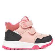 Buty dla dziewczynek - Trzewiki Garvalin 251355 Różowy - miniaturka - grafika 1