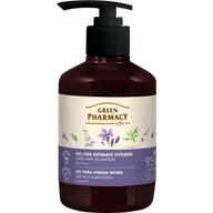Żele do higieny intymnej - Green Pharmacy, żel do higieny intymnej, łagodzący, szałwia lekarska i alantoina, 370 ml - miniaturka - grafika 1