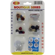 Akcesoria i części do maszyn do szycia - Zestaw guzików agrafek spinaczy biurowych zatrzasków - miniaturka - grafika 1