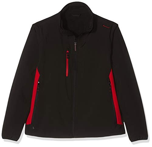 Delta Plus Kurtka Softshell 96% poliester 4% Elastan. Odpinane Rękawy kolor czarno-czerwony rozmiar XXL MYSE2NRXX MYSE2NRXX