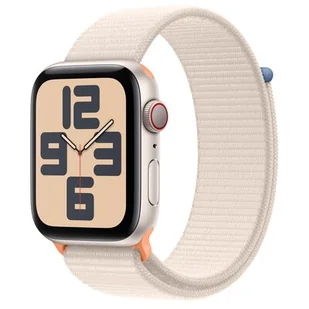 Apple Watch SE 2-gen GPS + Cellular 40mm Opaska sportowa Beżowy - Smartwatch - miniaturka - grafika 1