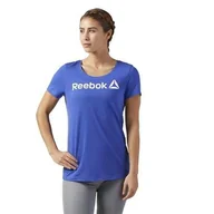 Koszulki i topy damskie - Koszulka treningowa damska Reebok Scoop Neck - miniaturka - grafika 1