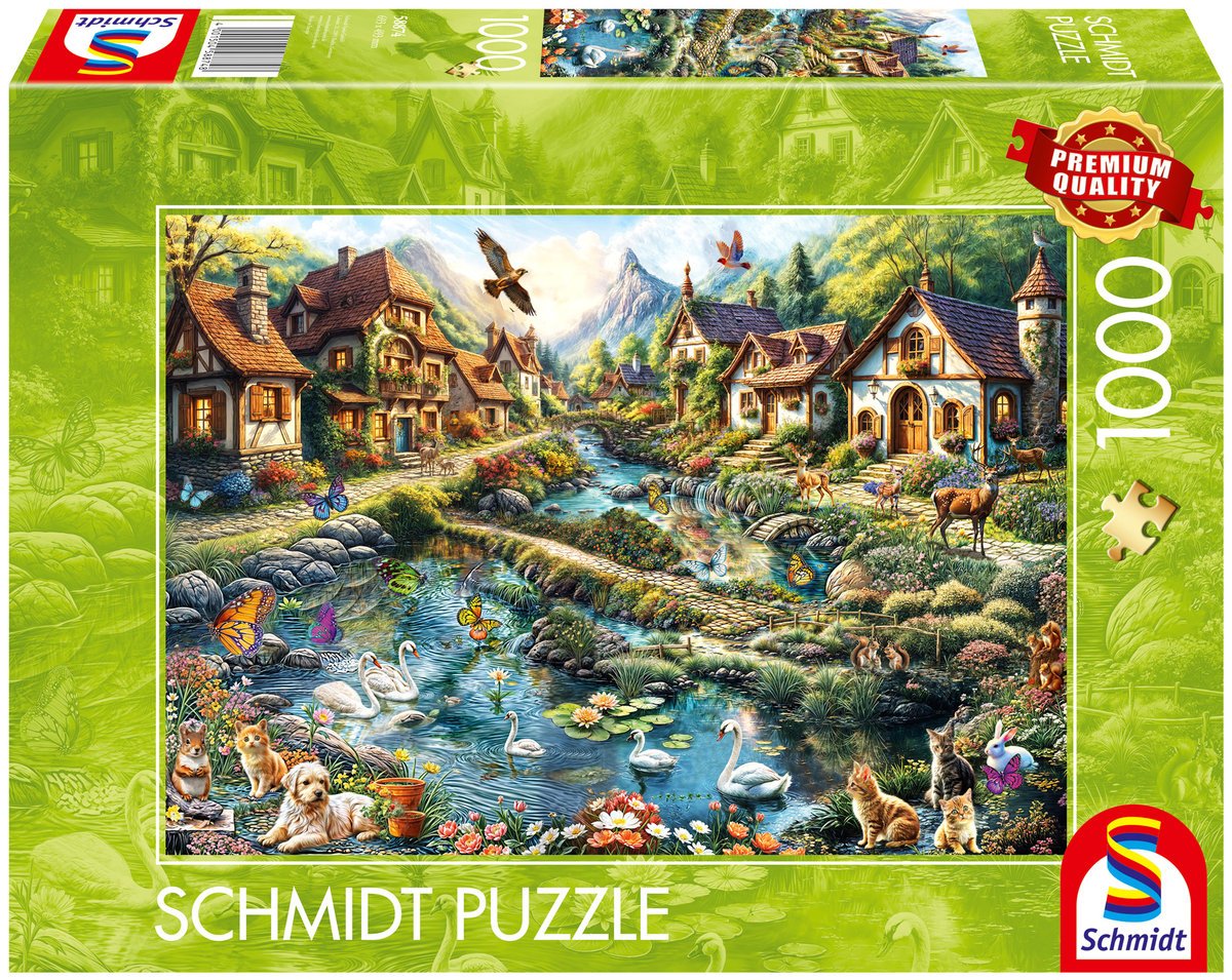 Schmidt, Puzzle PQ Wioska na skraju lasu, 1000 el.
