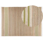 Dywany - Dywan z juty 160 x 230 cm beżowo-zielony MIRZA - miniaturka - grafika 1