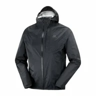 Kurtki i kamizelki sportowe damskie - Kurtka Salomon Bonatti Waterproof Black - miniaturka - grafika 1