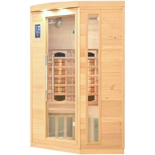 Sauna infrared narożna RF2C Natural z koloroterapią - Sauny - miniaturka - grafika 2