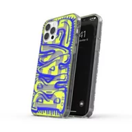 Etui i futerały do telefonów - Etui Diesel Snap Case Clear AOP do iPhone 12/12 Pro niebiesko-limonkowy/blue-lime 42564 - miniaturka - grafika 1