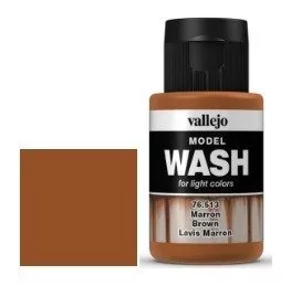 Vallejo Farba akrylowa Wash - Brown nr 76513 / 35ml 76513 - Akcesoria i części modelarskie - miniaturka - grafika 1
