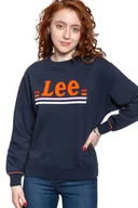 Bluzy damskie - Bluza Lee Damska Logo Sws Midnight Navy L36Gtxma-Xs - miniaturka - grafika 1