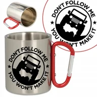 Kubki - Kubek Metalowy z Klamrą Dla Faceta Męskie Wzory - miniaturka - grafika 1