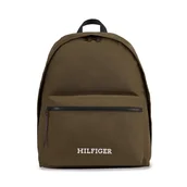 Plecaki - Plecak Tommy Hilfiger Th Monotype Dome Backpack AM0AM12112 Army Green RBN - miniaturka - grafika 1