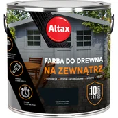 Emalie - ALTAX Farba do drewna na zewnątrz 2,5 l czarny połysk - miniaturka - grafika 1