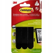 Przybory szkolne - Haczyk bezinwazyjny Command czarny - miniaturka - grafika 1