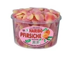 Haribo, żelki o smaku brzoskwiniowym, 150 sztuk - Żelki - miniaturka - grafika 1
