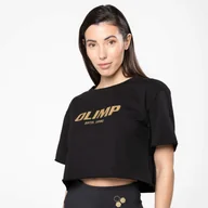 Koszulki sportowe damskie - Damski top treningowy Olimp - WMS Crop Top Gold Series-L - miniaturka - grafika 1