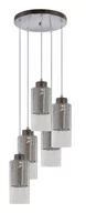 Lampy sufitowe - Candellux Lampa wisząca Libano 5x60W Srebrny (35-51813) - miniaturka - grafika 1