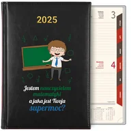 Notesy i bloczki - KALENDARZ TERMINARZ KSIĄŻKOWY A5 2025 PREZENT DLA NAUCZYCIELA MATEMATYKI WZ - miniaturka - grafika 1