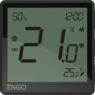 Regulatory i termostaty - Internetowy podtynkowy regulator temperatury ZigBee EONE230B, czarny - miniaturka - grafika 1