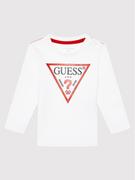 Bluzy dla chłopców - Guess Bluzka N84I24 K8HM0 Biały Regular Fit - miniaturka - grafika 1