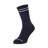 Skarpetki damskie - SEALSKINZ Foxley Mid Length Active Sock Niewodoodporne skarpety granatowe L, granatowy, Large - miniaturka - grafika 1