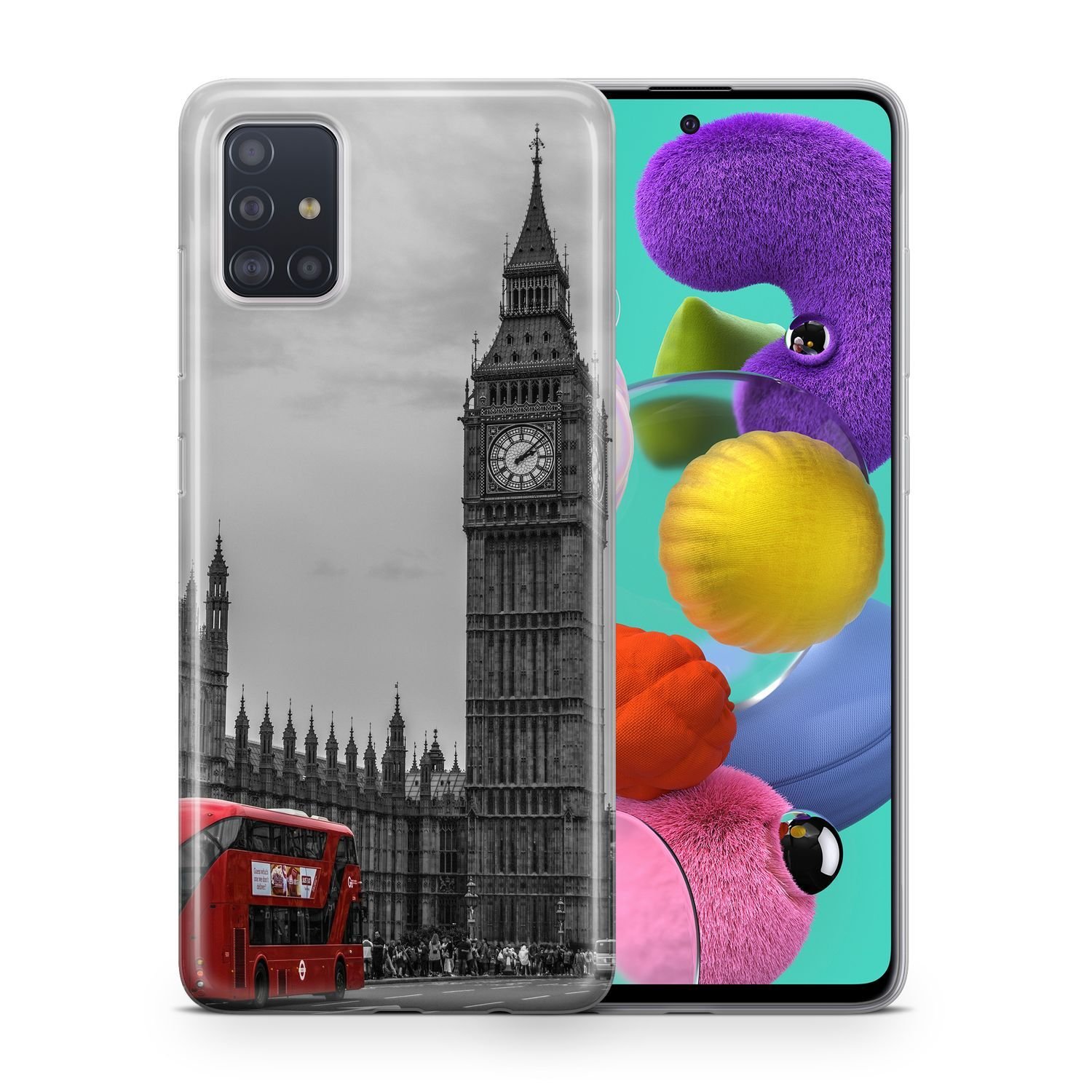 Etui na telefon komórkowy Pokrowiec ochronny na Samsung Galaxy A70 Etui Bumper Cases TPU, Model: Samsung Galaxy A70, Wybierz wzór: Big Ben