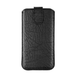 Forcell Futerał Skórzany Slim Kora 2 - do Iphon X / XS / 11 Pro / Samsung A40/ S10e czarny - Etui i futerały do telefonów - miniaturka - grafika 1