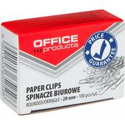 Spinacze i klipsy do papieru - Office products Spinacze orkągłe okrągłe , 28mm, srebrne 18082815-19 - miniaturka - grafika 1