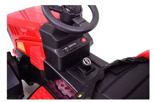Mega Traktor Na Akumulator Z Przyczepą Czerwony /hl3388 - Pojazdy elektryczne dla dzieci - miniaturka - grafika 11