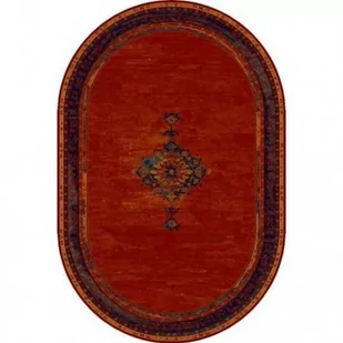 Dywan Dywilan Polonia SAMARKAND rubin owal wełna - Dywany - miniaturka - grafika 1