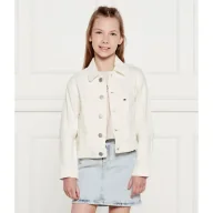 Kurtki i płaszcze dla dziewczynek - Tommy Hilfiger Jeansowa kurtka Regular Fit - miniaturka - grafika 1