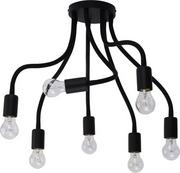 Lampy sufitowe - Nowodvorski Lampa sufitowa Flex Black VII 9273 czarny 9273 - miniaturka - grafika 1