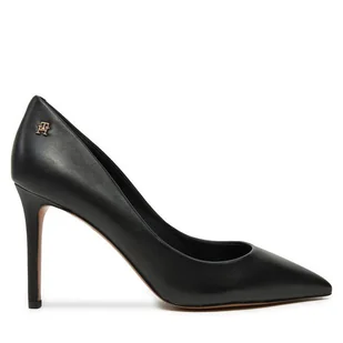 Szpilki Tommy Hilfiger Essential Pointed Pump FW0FW07533 Czarny - Czółenka - miniaturka - grafika 1