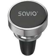 Uchwyty samochodowe do telefonów - SAVIO Uchwyt na telefon SAVIO CH-03 Srebrny SAVCH-03 - miniaturka - grafika 1