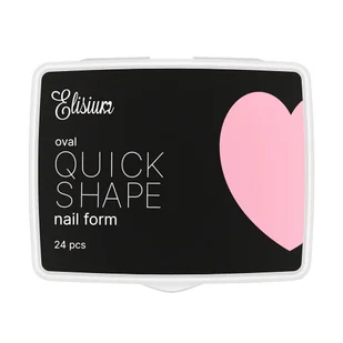 Quick Shape Nail Form Mini formy do przedłużania paznokci Oval 24szt - Akcesoria do paznokci - miniaturka - grafika 1