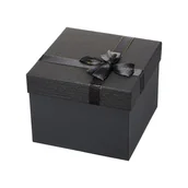 Zestawy upominkowe - PUDEŁKO prezentowe 21 x 21 x 16 cm BLACK VILLA ITALIA - miniaturka - grafika 1