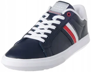 Tommy Hilfiger Mężczyźni Essential Leather - Buty sportowe męskie - miniaturka - grafika 1