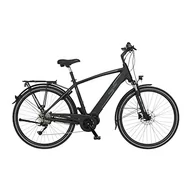 Rowery elektryczne - FISCHER Męski rower trekkingowy VIATOR 4.1i, rower elektryczny, czarny matowy, 28 cali, RH 50 cm, silnik środkowy 80 Nm, akumulator 36 V w ramie - miniaturka - grafika 1