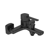 Baterie umywalkowe - Bateria wannowa czarna Magic Invena - miniaturka - grafika 1