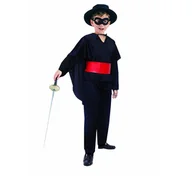 Stroje karnawałowe - GoDan Strój dla dzieci "Zorro" rozm 130/140 cm SL-MS13 - miniaturka - grafika 1
