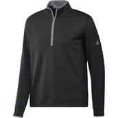 Golf - Męska bluza golfowa Adidas Lightweight 1/4 Zip black - miniaturka - grafika 1