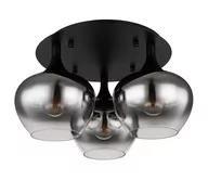 Lampy sufitowe - Globo 15548-3D - Żyrandol natynkowy MAXY 3xE27/40W/230V czarny - miniaturka - grafika 1