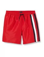 Kąpielówki dla chłopców - Tommy Hilfiger Chłopięcy średni sznurek, czerwony podstawowy, 12-14 lat, Podstawowy czerwony, 12-14 Lat - miniaturka - grafika 1
