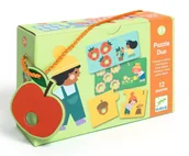 Układanki dla dzieci - Djeco Puzzle duo ŁĄCZENIE LICZB - miniaturka - grafika 1