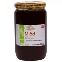 Pucer Miód Spadziowy ze Spadzi Iglastej 950g - Pucer Ekologiczny PUCSPAD950EKO - Miód - miniaturka - grafika 1