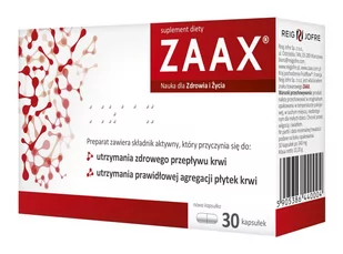 Zaax, 30 kapsułek - Serce i układ krążenia - miniaturka - grafika 1