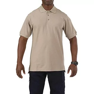 Koszulki męskie - 5.11 mężczyzn Utility Short Sleeve koszulka polo XL SILVER Tan 5-41180-160-XL - grafika 1