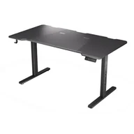 Biurka gamingowe - Endorfy Atlas L Electric Czarne 150 cmx78 cm - miniaturka - grafika 1